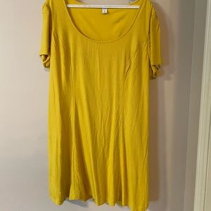 Never worn yellow mustard shift dress